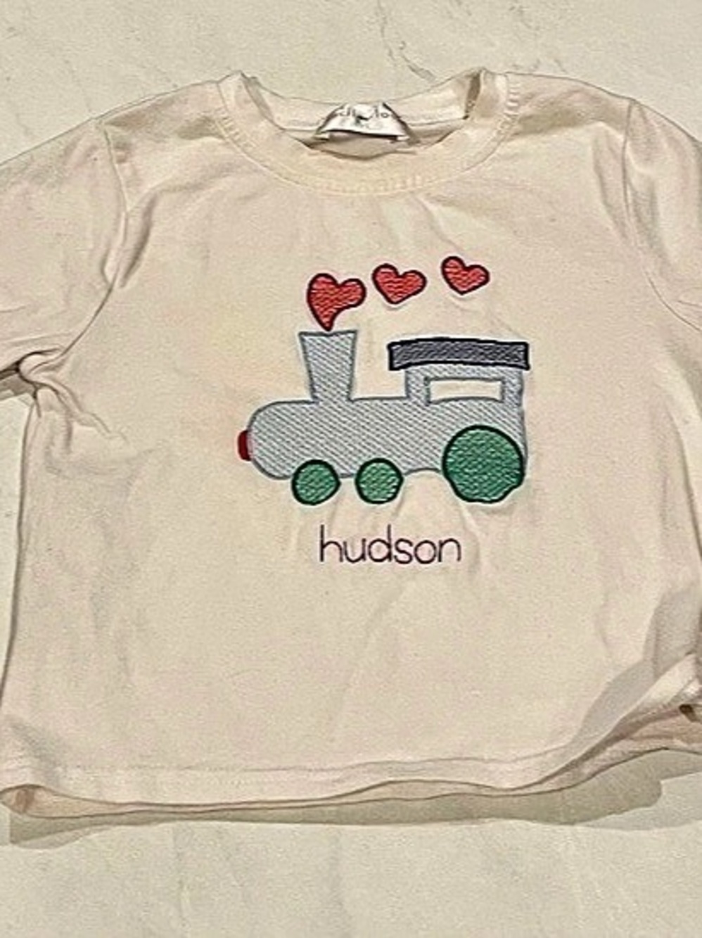 Cecil & Lou Hudson Long Sleeve Train Tee